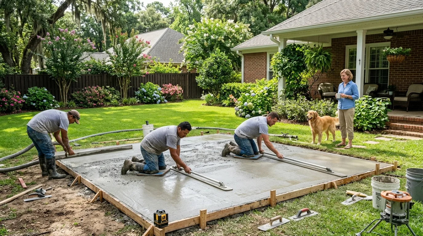 Stamped Concrete Patios in Rosenberg, TX: A Complete Guide